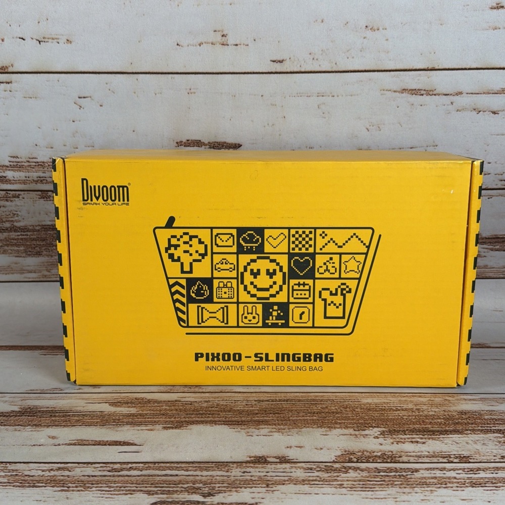 Divoom Pixoo Slingbag Smart LED Pixel Display |TESTED| No Power Bank Included